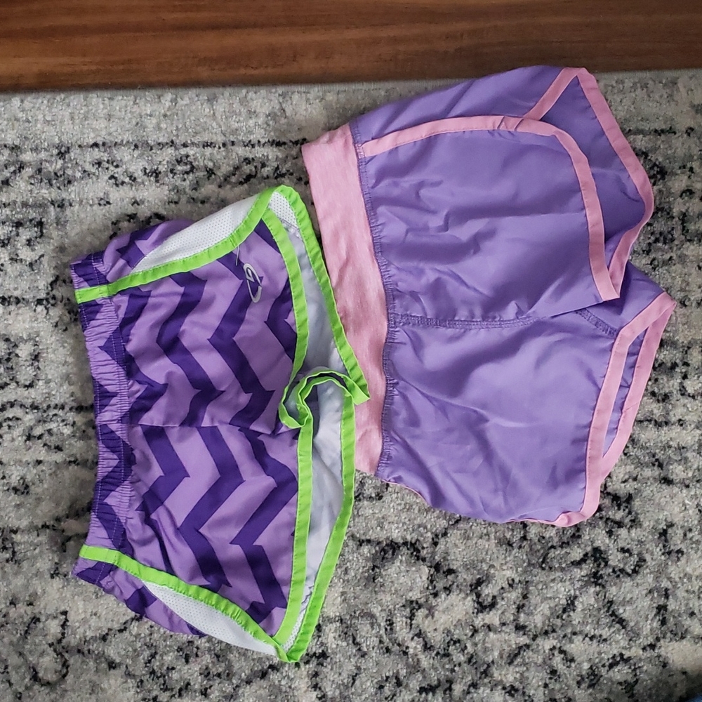Two pairs of champion athletic style shorts